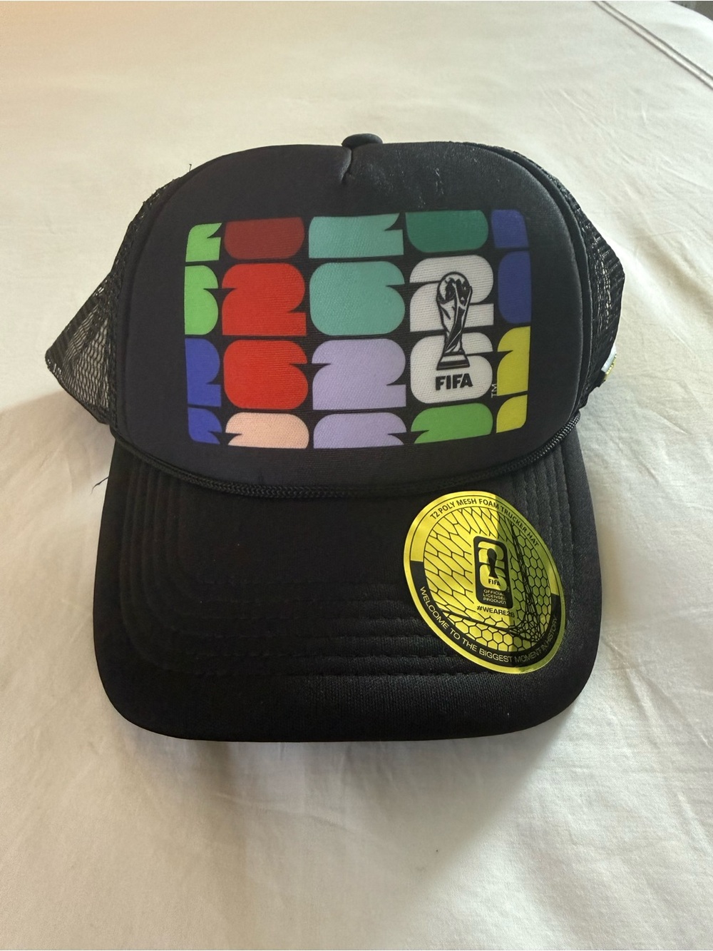 FIFA World Cup 2026 Black Trucker Hat OS